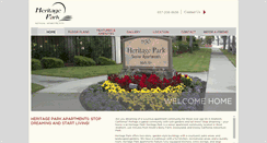 Desktop Screenshot of heritageparkanaheimseniorapts.com